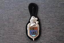 Cuirasse métallique av support cuir + écu  Gendarmerie Saint-Pierre-et-Miquelon