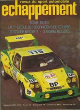 ECHAPPEMENT n°61 11/1973 TOUR AUTO OPEL ASCONA Gr2 CHARTRES-KABOUL en buggy