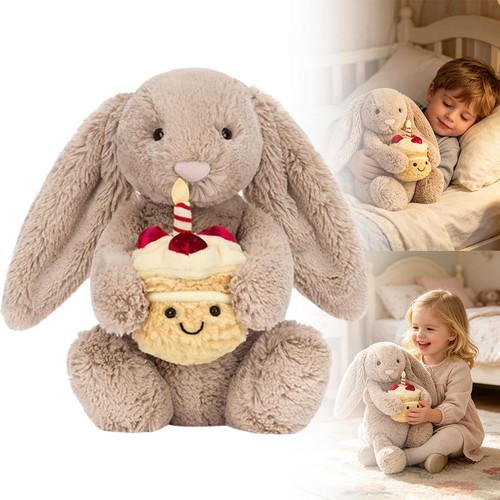 Peluche lapin anniversaire - peluche,