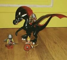 (S10) PLAYMOBIL DRAGON ROUGE