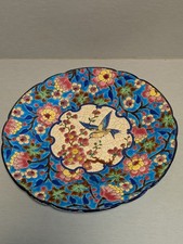 Splendide Assiette en Émaux de Longwy