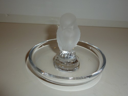 Lovely lalique owl figurine - lovely,