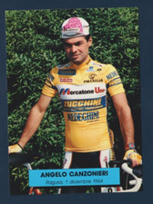 CYCLISME carte  cycliste ANGELO CANZONIERI équipe MERCATONE UNO 1992 *