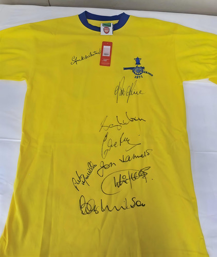 Maillot rétro signé arsenal - rétro,