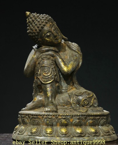 Old tibet buddhism bronze - old,