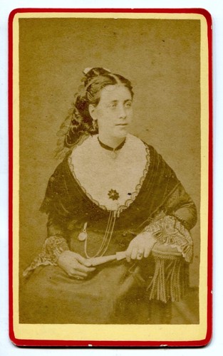 Photo cdv arlésienne mme - photo,