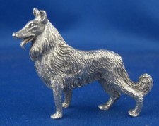 Figurine objet de collection chien argent massif 925
