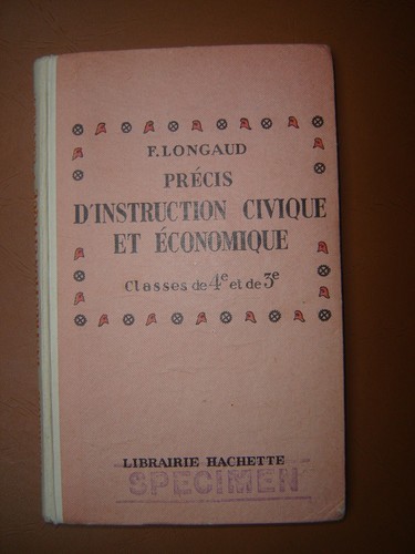 Scolaire ancien 1954 - .1954, precis