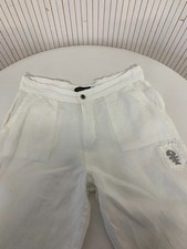 Pantalon Lin blanc Diplodocus Femme Taille 40 VFB080