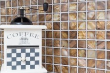 Mosaïque carreau beige marron cuisine bain miroir tuile 150-SM2569_b | 1 plaque