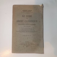 Le code de droit canonique, commentaire succinct et pratique, T3, Adrien Cance