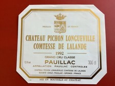 étiquette château pichon - ,