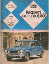 ▄▀▄ Etude Technique Automobile Simca 1100 TI - LEA 107 ▄▀▄