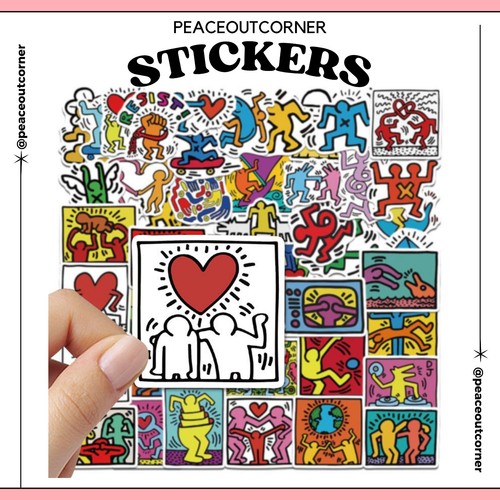 Keith haring sticker pop - sticker, –