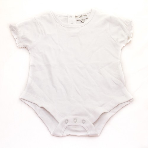 Body uni blanc bébé fille
