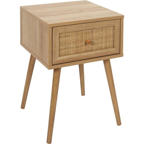 Chevet bali beige tiroir - 1,