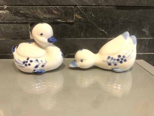Statue paire canards - paire,