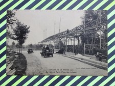 cpa LISIEUX Circuit de la Presse 1907 COURSE AUTOMOBILE RACING CAR Les Tribunes