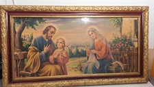 Grand Cadre Religieux Signée
