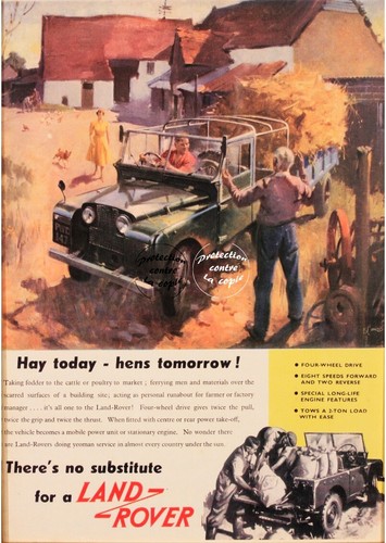 Land rover auto - ribq, poster