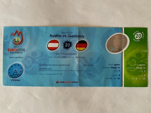 Ticket match uefa euro - match, 16