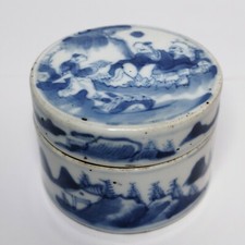 Antique Chinese blue and white