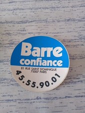 Autocollant Vintage Barré