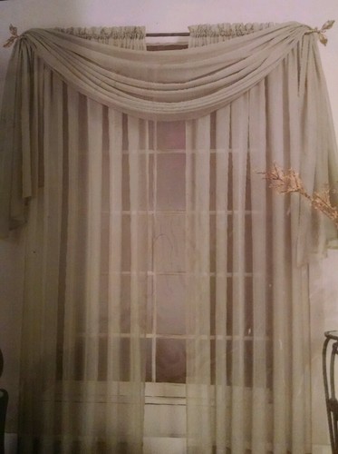 Crystal sheer fine voile - crystal, rod