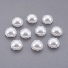 30 PERLES CABOCHON Demi Rond