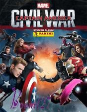 Image STICKERS  Panini MARVEL " CAPTAIN AMERICA / CIVIL WAR " 2016