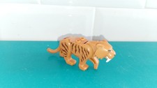 Lego minifig figurine personnage tigre à dent de sabre 60193 60196
