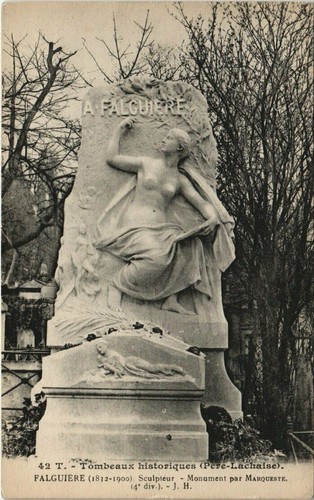 Cpa paris 20e pere lachaise - paris,