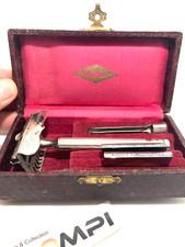 Objet ancien rasoir Louis coiffeur pierre affuter altes Rasiermesser vintage