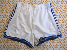 Short Adidas Blanc 80'S polyester Vintage basket Ventex Made in France - 42 / XL
