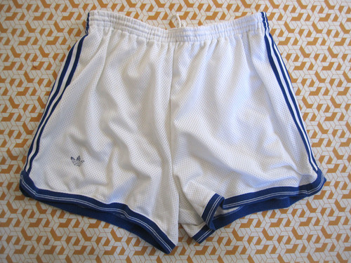 Short adidas blanc s - blanc, 80's