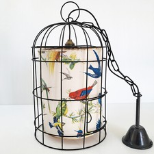 LUSTRE SUSPENSION VINTAGE CAGE