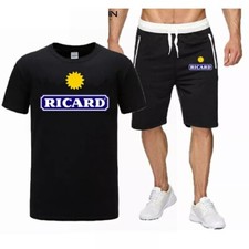 T-shirt Ricard et short  ricard apero couleur et taille au choix ensemble plage