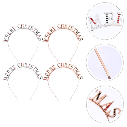 4pcs paillettes strass lettre