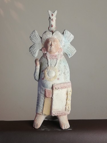 Statuette maya ancienne - , en
