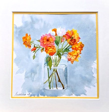 Peinture Aquarelle Originale "