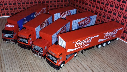 Herpa camions coca cola - camions, 1/87