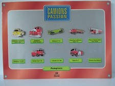 7 PIN'S CAMIONS POMPIERS