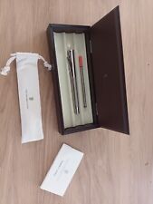 Graf von Faber Castell Stylo-bille, classique plaqué platine, Neuf