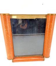 CADRE PHOTO VERRE ET CUIR