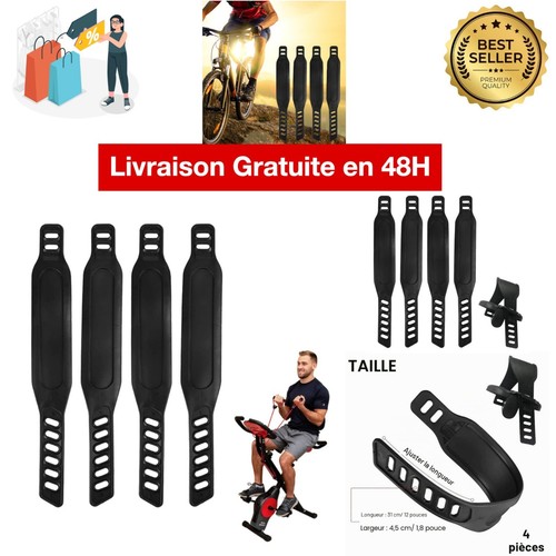 Sangles pédale vélo - de,