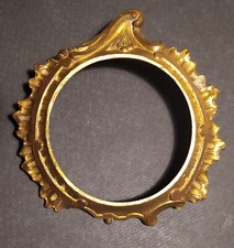 Ancienne garniture de cadran de pendule horloge en métal doré