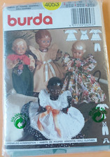 BURDA PATRONS HABITS DE POUPEES - 3 TAILLES - N°4053 + CADEAU