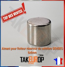 Aimant cafetière SENSEO pour flotteur réservoir de 6x6mm - Ø6 longueur 6 mm