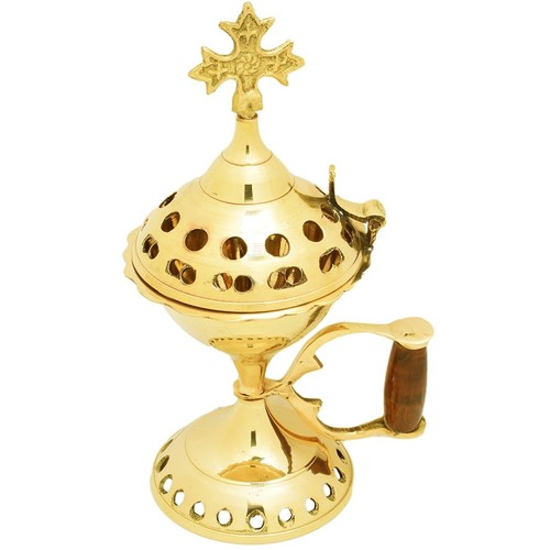 Incense burner deluxe brass - burner:,