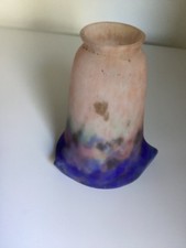 tulipe pâte de verre art déco MULLER FRÈRES